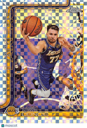2026 Topps Chrome Luka Dončić X-Fractor #2 Los Angeles Lakers
