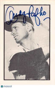 1983 B.G.H.L.I. Baseball Collector Series Andy Pafko Autograph #57 Braves