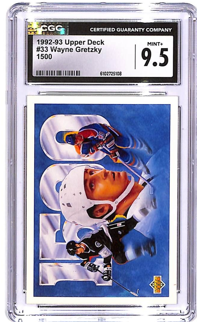 1992-93 Upper Deck Wayne Gretzky 1500 #33 CGC 9.5