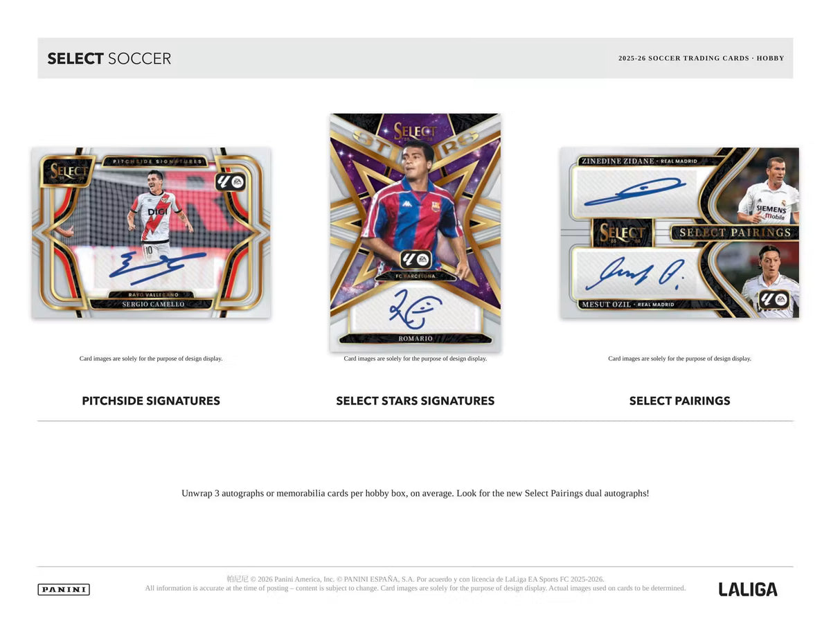 2025-26 Panini Select La Liga Soccer Hobby Box