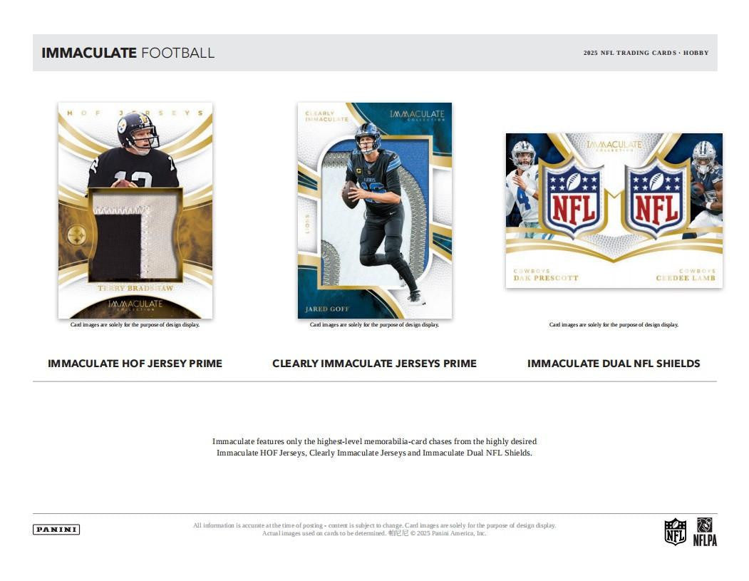 2025 Panini Immaculate Football Hobby Box