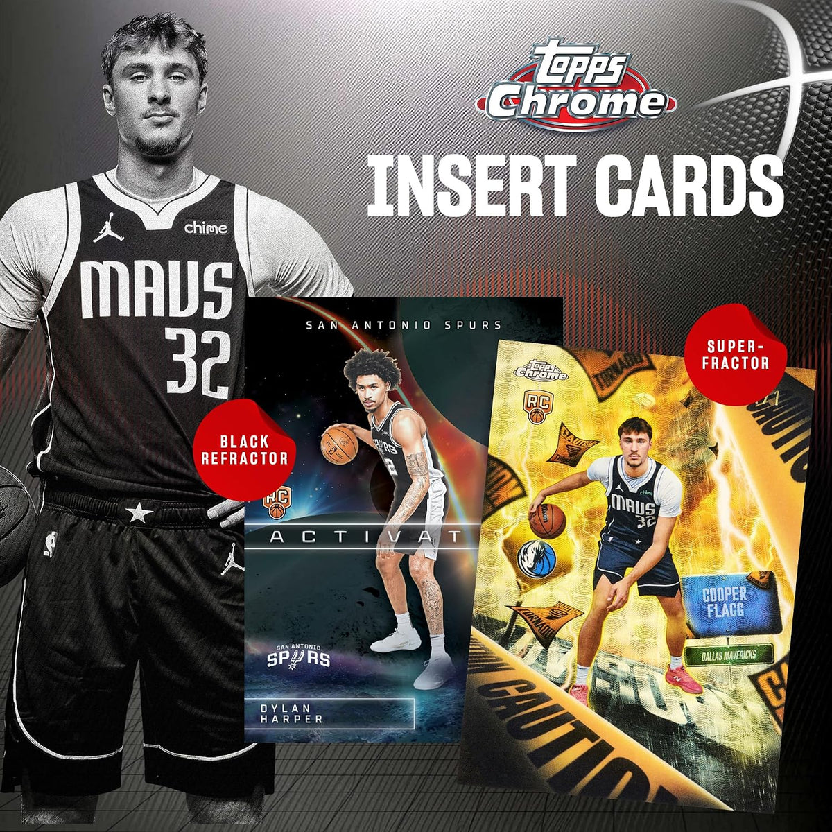 2025-26 Topps NBA Chrome Basketball Trading Card Value Box