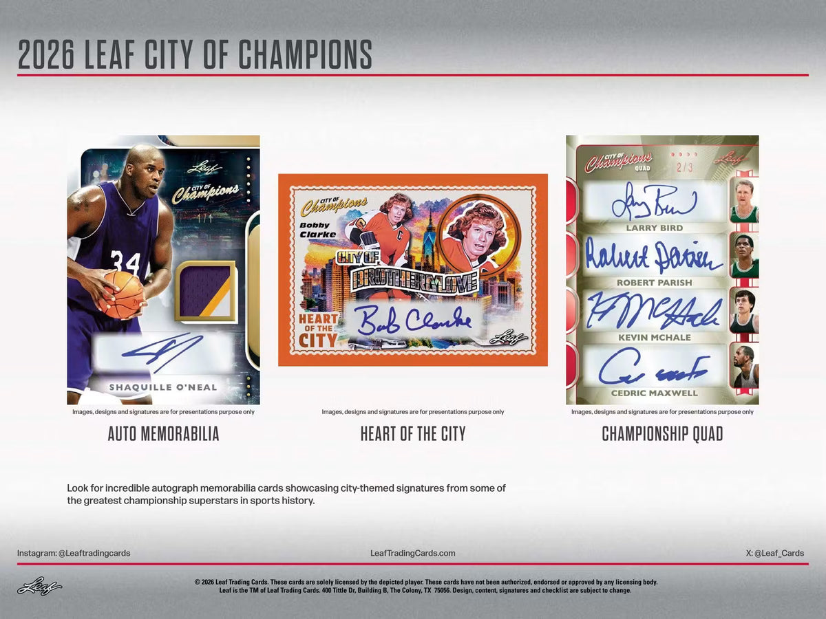 2026 Leaf City of Champions Box