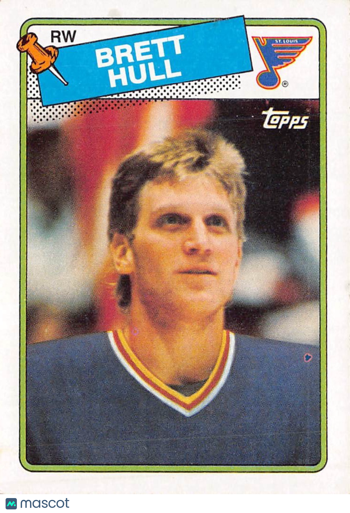 1988-89 Topps Brett Hull Rookie #66 St. Louis Blues