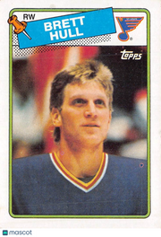 1988-89 Topps Brett Hull Rookie #66 St. Louis Blues
