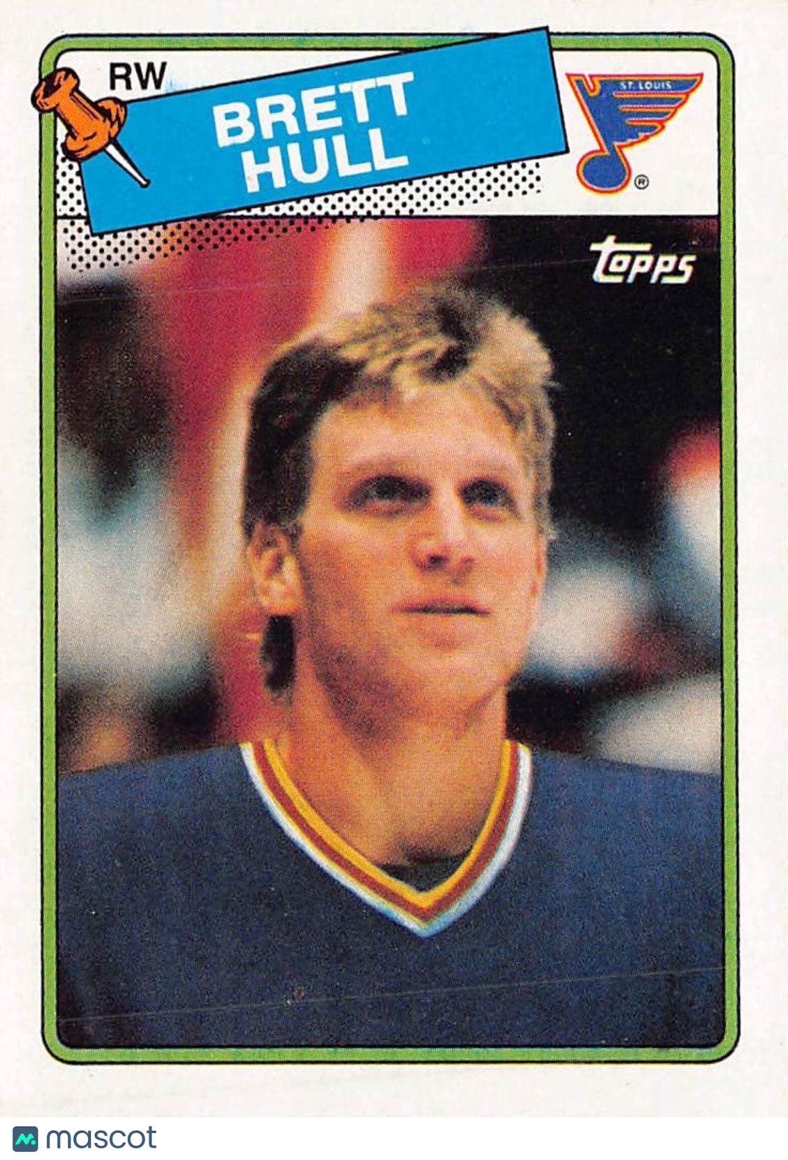 1987 Topps Brett Hull Rookie #66 St. Louis Blues