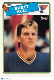 1987 Topps Brett Hull Rookie #66 St. Louis Blues