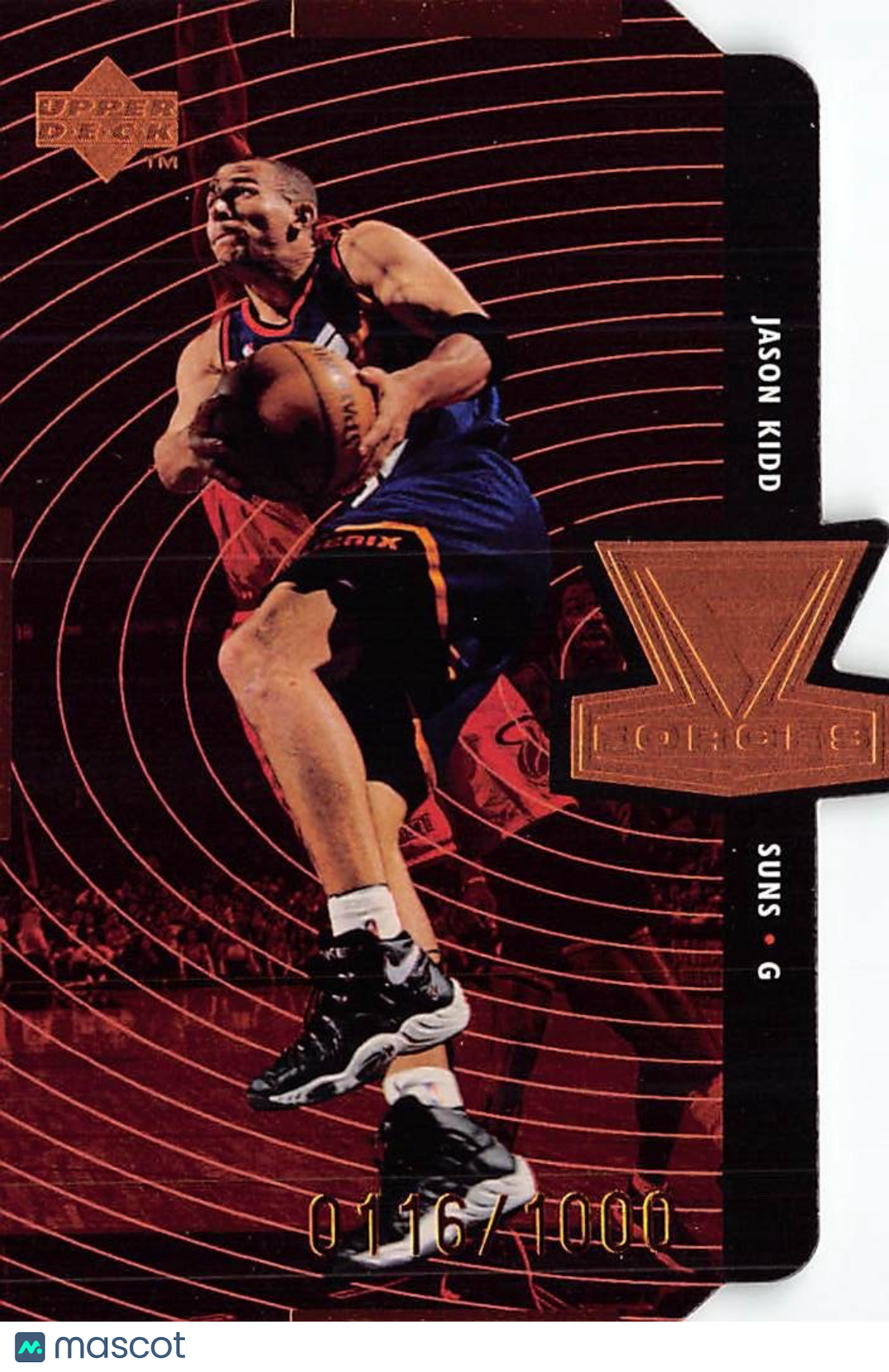 1998-99 Upper Deck Jason Kidd Quantum Bronze 0116/1000 Die-Cut #F28 Phoenix Suns
