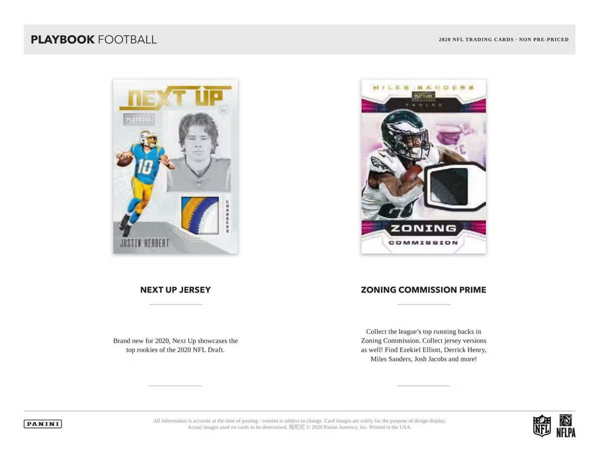 2020 Panini Playbook Football Mega Box  Multicolor (Exclusive Orange Parrellels)