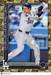 2025 Topps Shohei Ohtani Spring Training Gold /50 #1 Los Angeles Dodgers