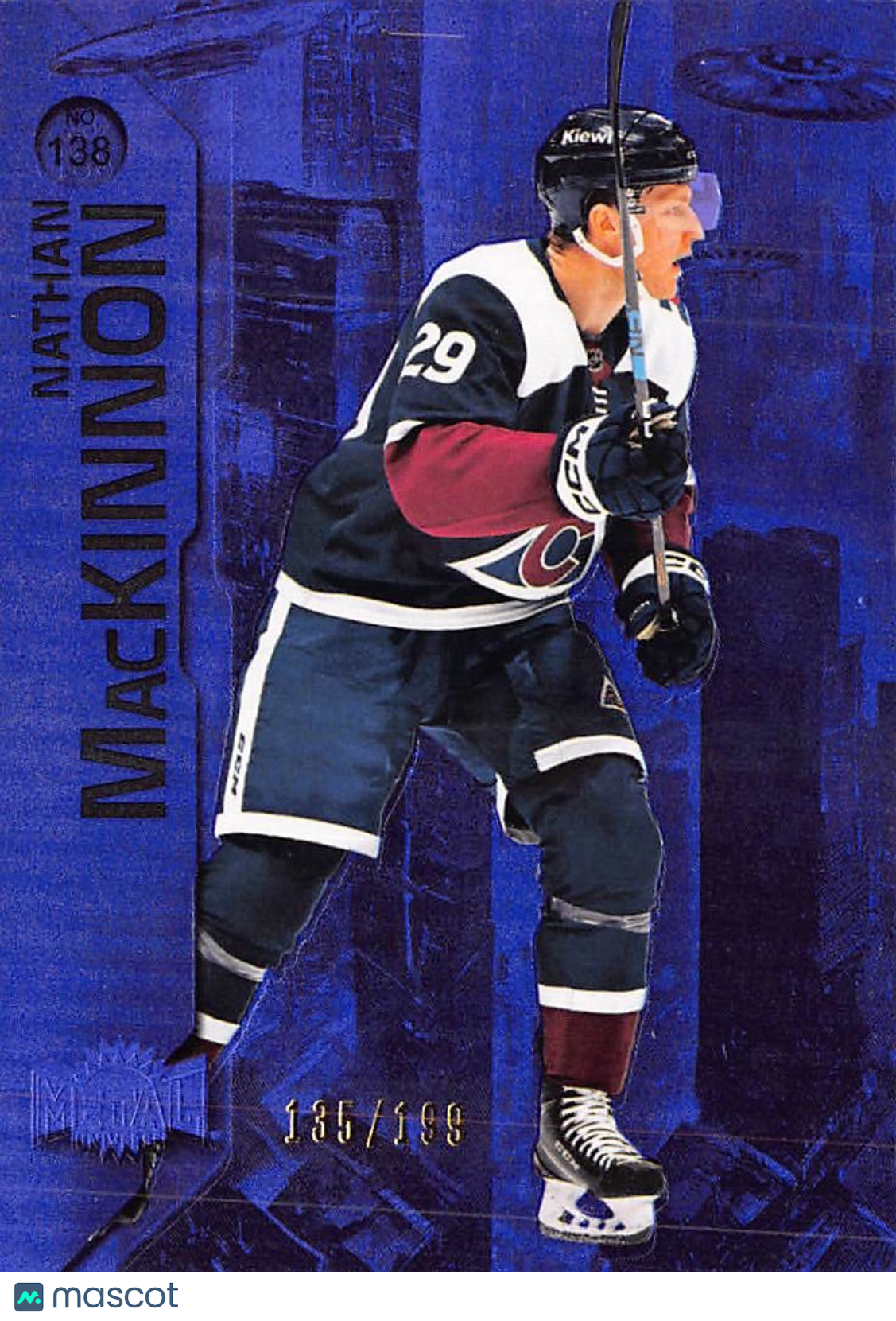 2023-24 Metal Universe Nathan MacKinnon Purple Spectrum /199 138 Avalanche