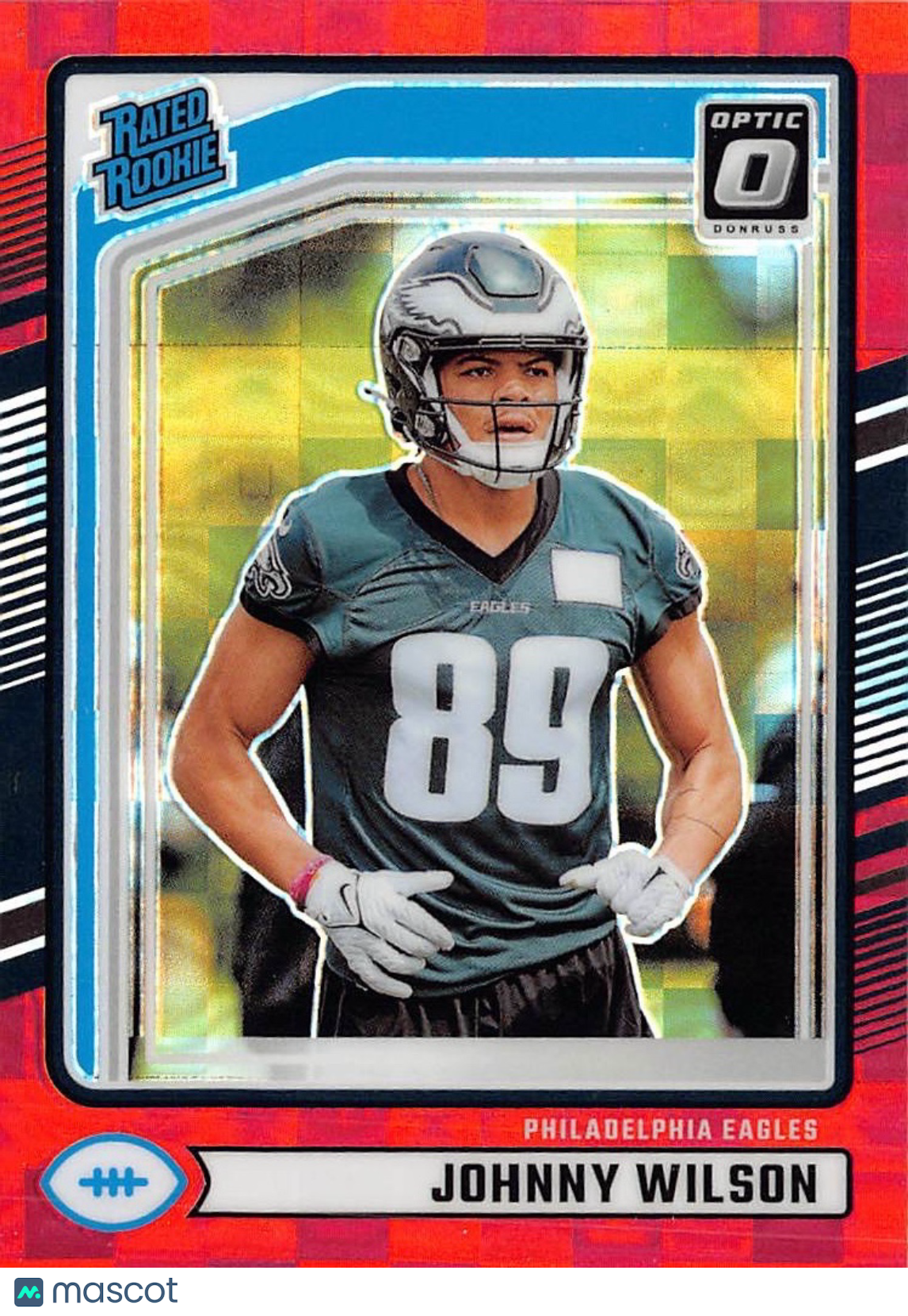 2024 Panini Donruss Optic Johnny Wilson Red Pandora Rookie #307 Eagles