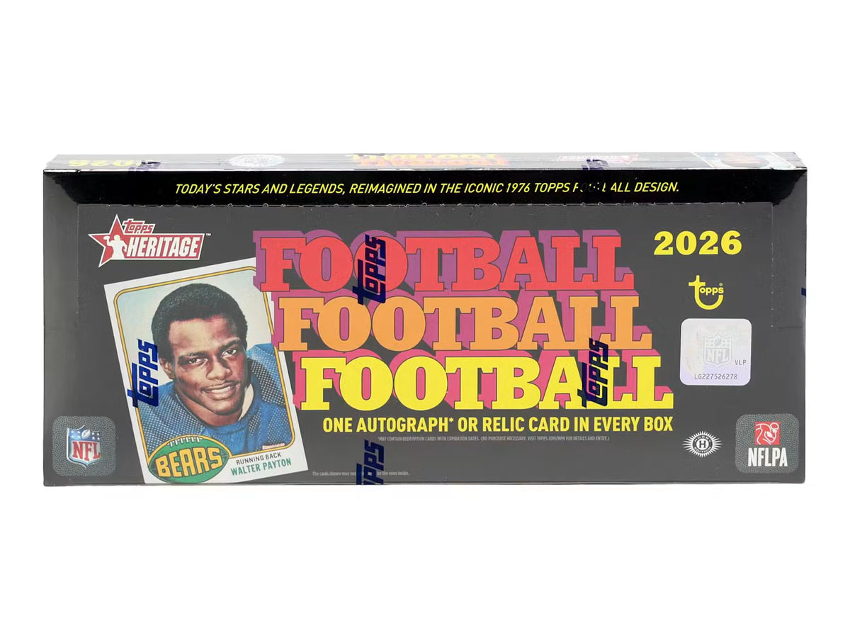2026 Topps Heritage Football Hobby Box