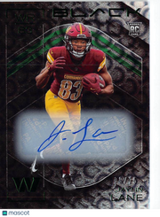 2025 Panini Black Jaylin Lane Autograph Rookie /15 RC #181 Washington Commanders