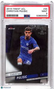2019 Finest UEFA Champions League Christian Pulisic #95 PSA 9 Chelsea