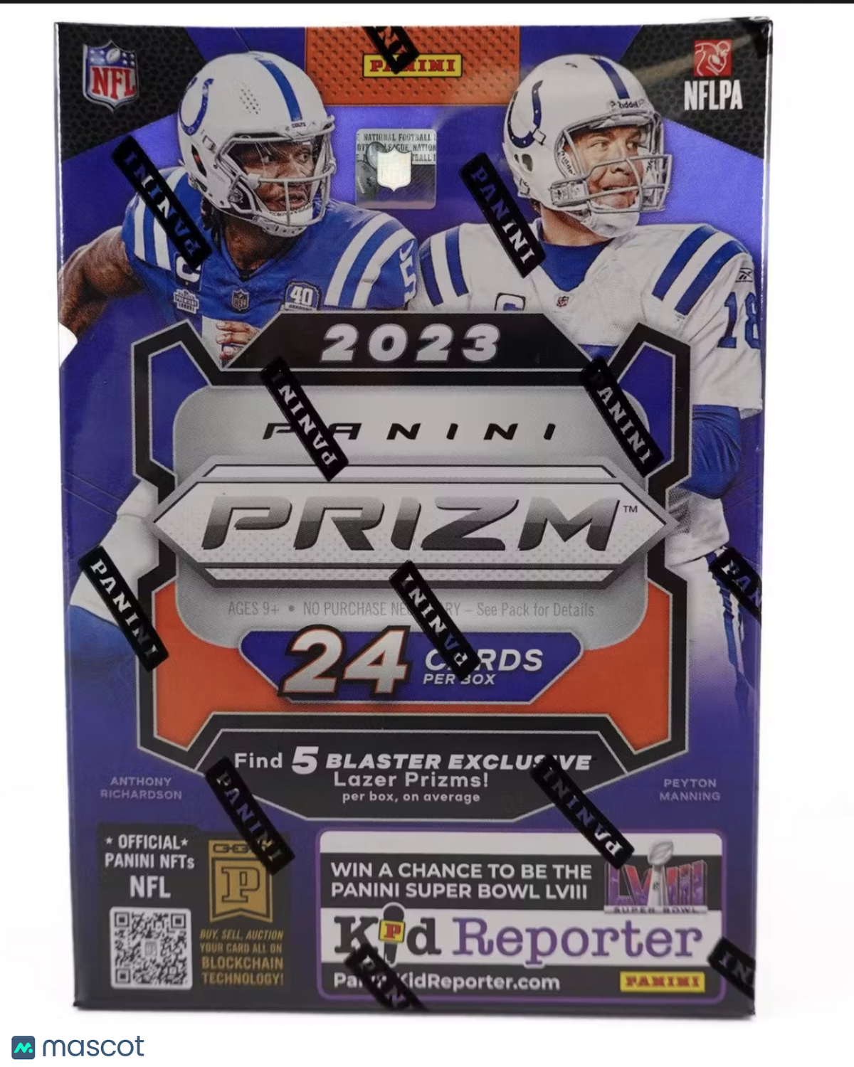 2023 Panini Prizm NFL Football Trading Cards Blaster Box (Lazer Prizms)