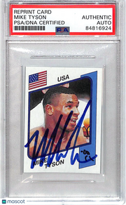 Reprint Card Mike Tyson Auto Autograph PSA DNA 10