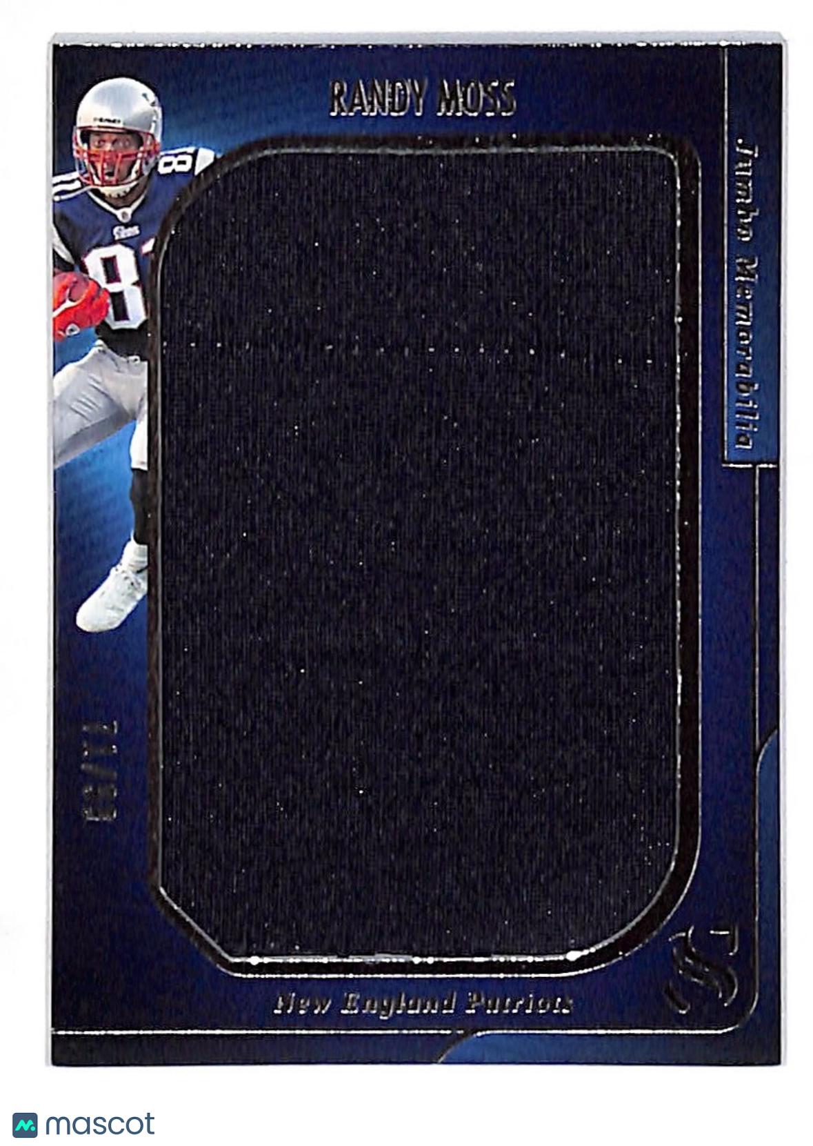 2026 Panini Silhouette Randy Moss /99 Memorabilia #JM-RMS New England Patriots