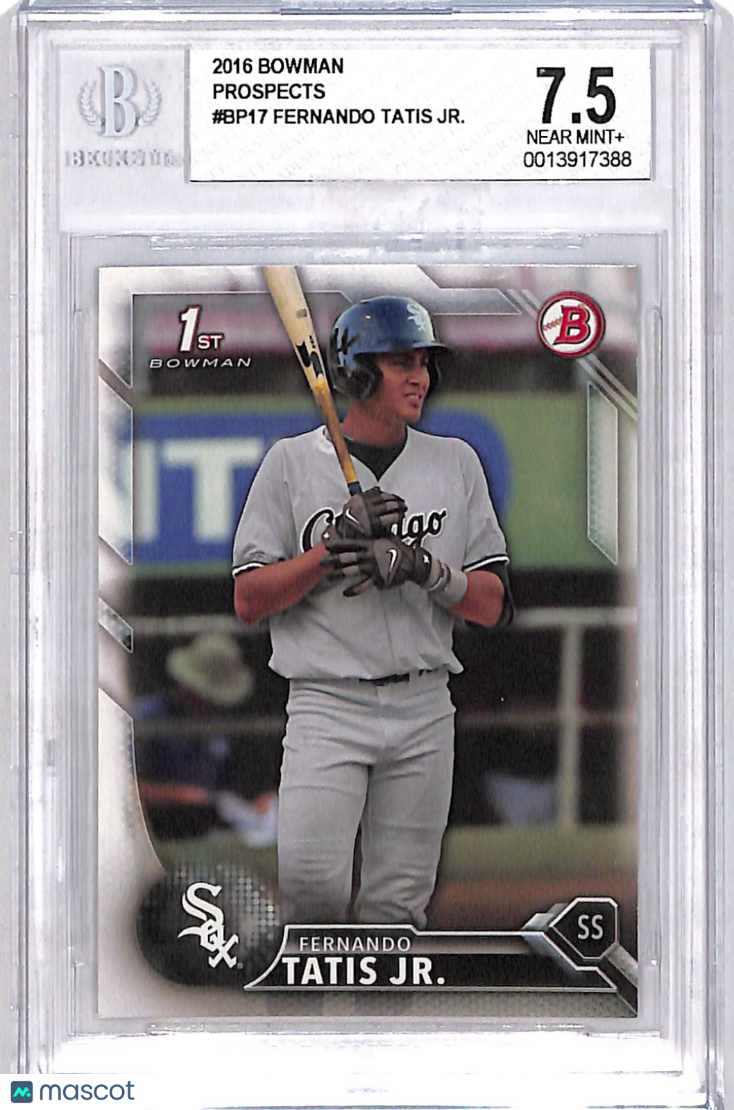 2016 Bowman Prospects Fernando Tatis Jr. #BP17 BGS 7.5