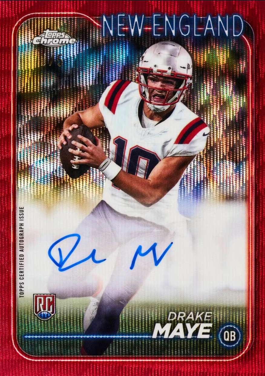 2024 Topps Chrome Football Hobby Box