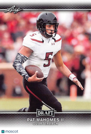 2017 Leaf Draft Patrick Mahomes II Rookie #56 Texas Tech Red Raiders