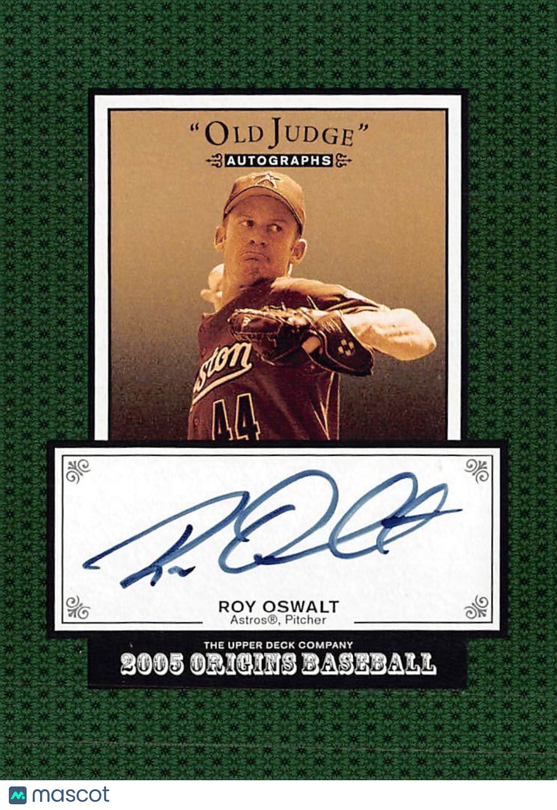 2004 Upper Deck Origins Baseball Roy Oswalt Old Judge Autographs #OS Astros