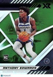 2020-21 Panini Chronicles XR Anthony Edwards Green Rookie RC #295 Timberwolves
