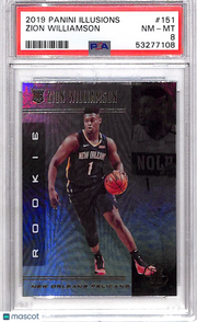 2019 Panini Illusions Zion Williamson #151 PSA 8