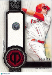 2017 Topps Tribute Joey Votto /199 Relic Patch #SOA-JV Cincinnati Reds