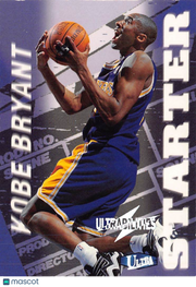 1997-98 Fleer Ultra Ultrabilities Kobe Bryant Starter #3 of 20 S Lakers