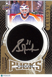2017-18 Upper Deck Trilogy Signature Pucks Grant Fuhr Autograph #SP-GF Oilers