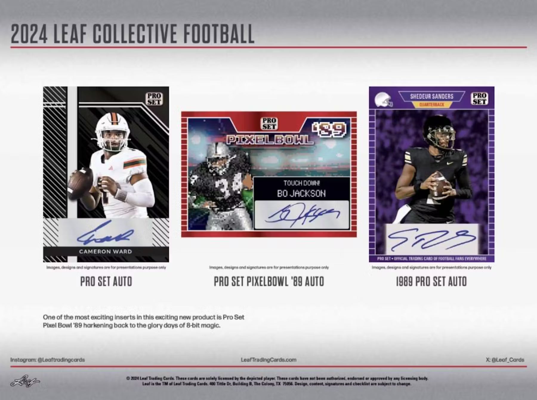 2024 Leaf Collective Football Hobby Box