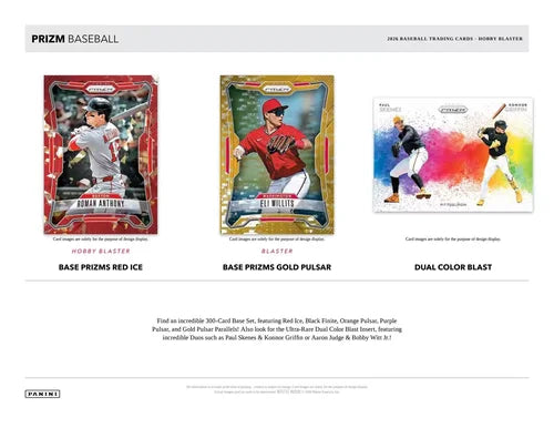 2026 Panini Prizm Baseball Hobby Blaster Box