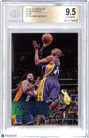 2015-16 Panini Prestige Kobe Bryant Bonus Shots Blue /99 #179 BGS 9.5 Lakers