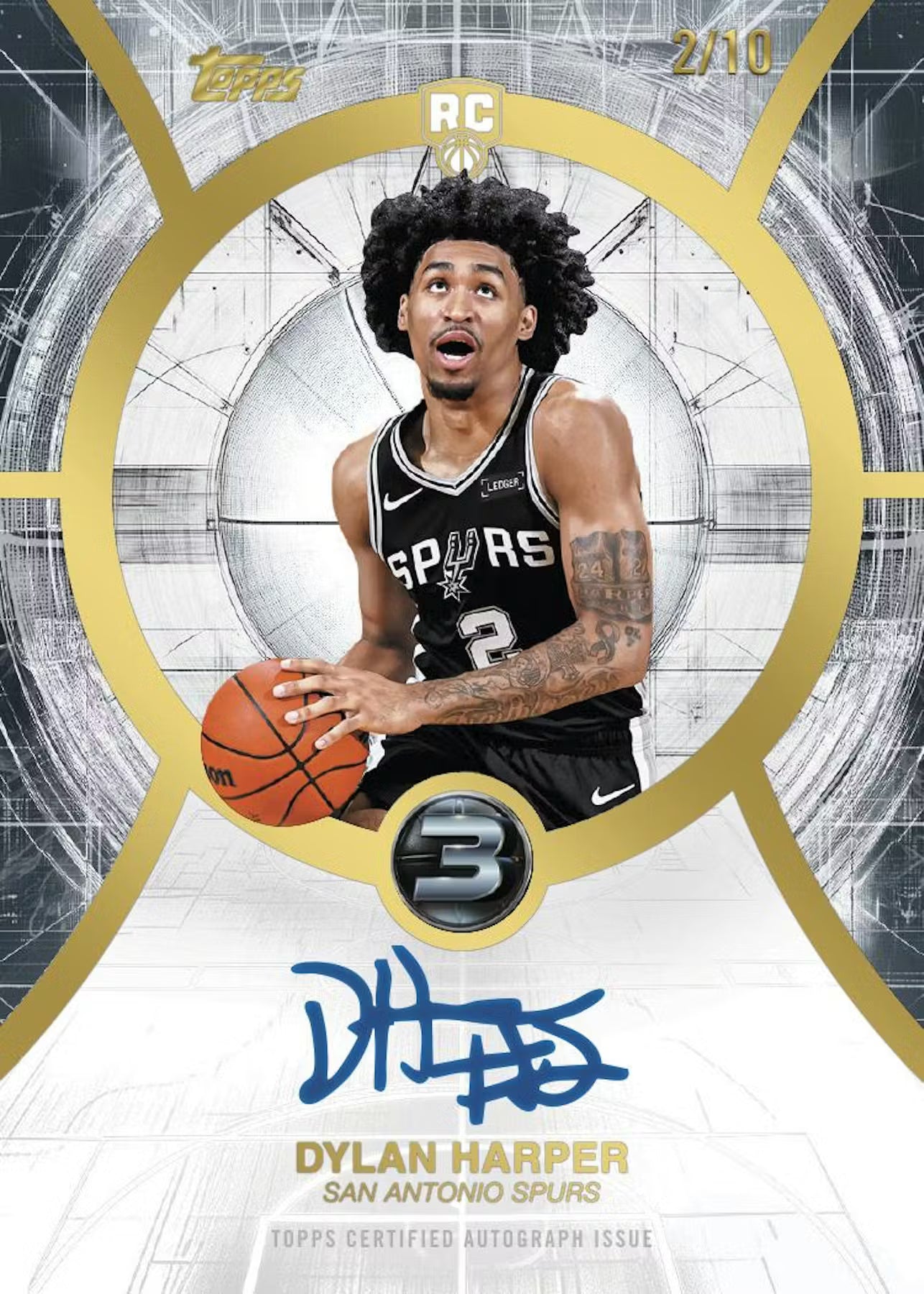 2025/26 Topps Three Basketball Hobby Box