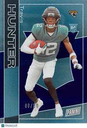 2025 Panini The National Travis Hunter Blue /50 Rookie RC #RC14 Jaguars