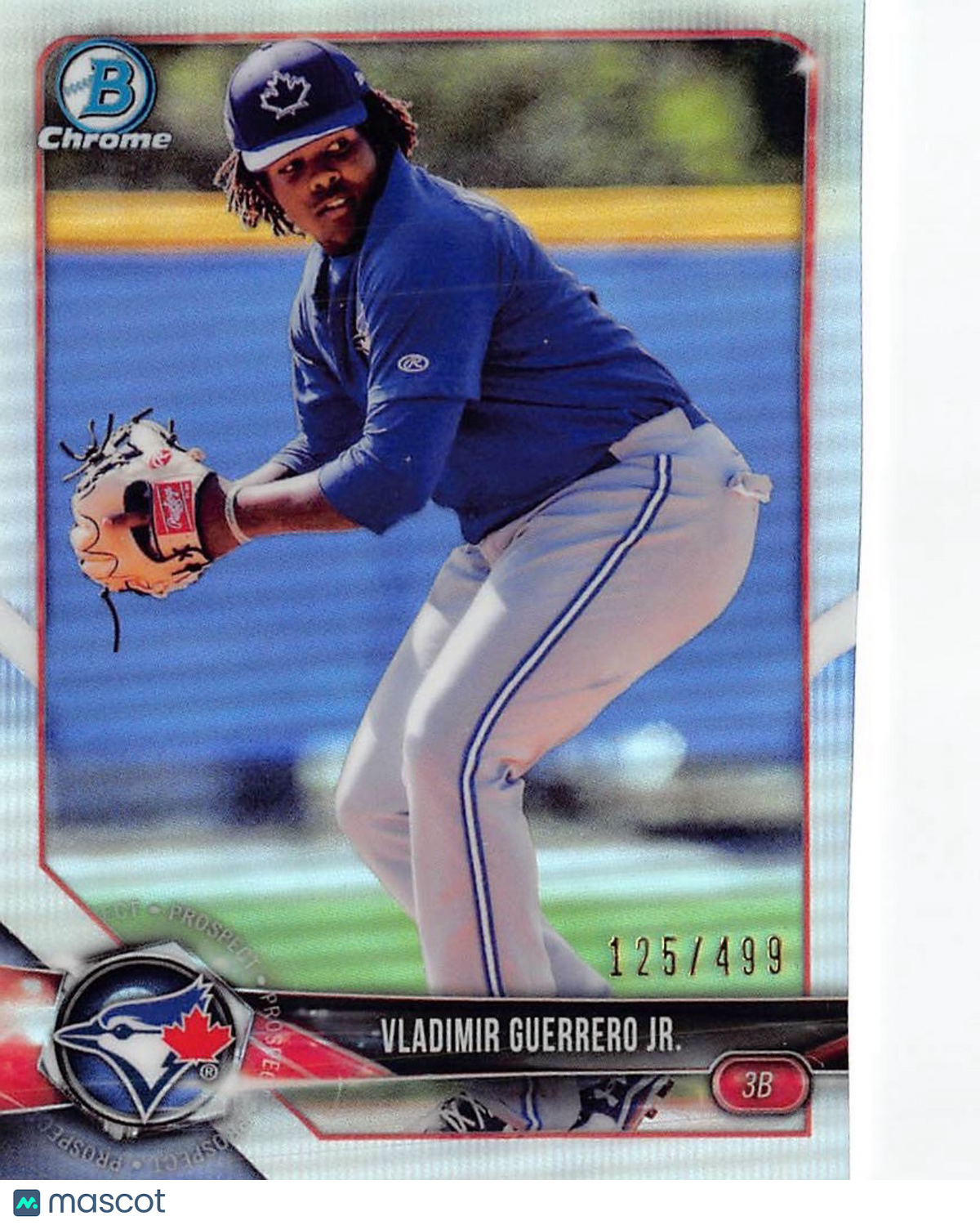 2018 Bowman Chrome Vladimir Guerrero Jr. Refractor /499 Rookie #BCP150 Blue Jays