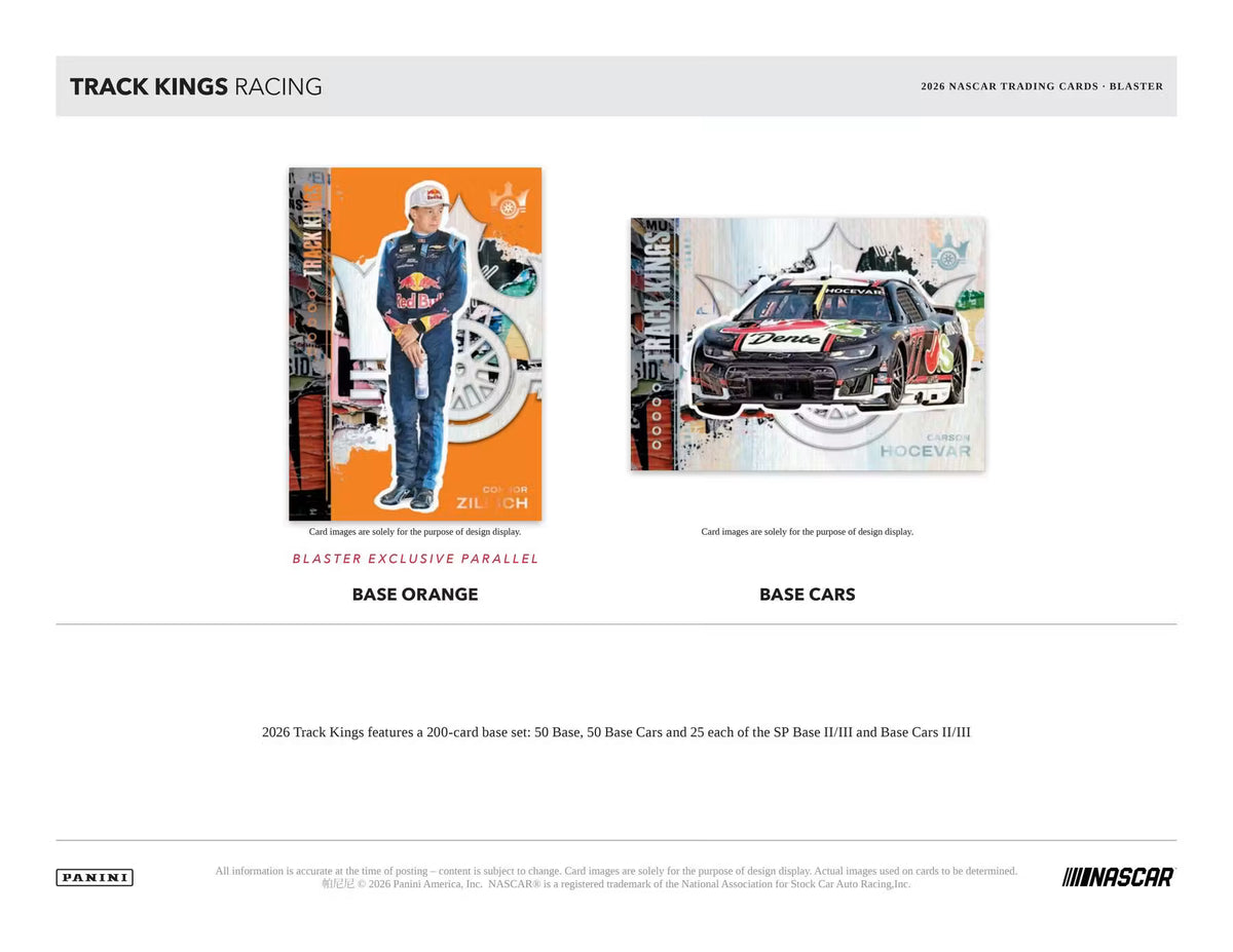 2026 Panini Track Kings Racing Hobby Blaster Box