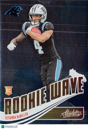 2025 Panini Absolute Football Rookie Wave Tetairoa McMillan RC #RW-TMN Panthers