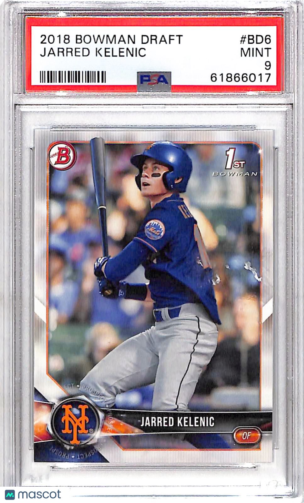 2018 Bowman Draft Jarred Kelenic #BD6 PSA 9