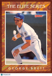 1991 Donruss Elite Series George Brett 1867/10000 #2 Kansas City Royals