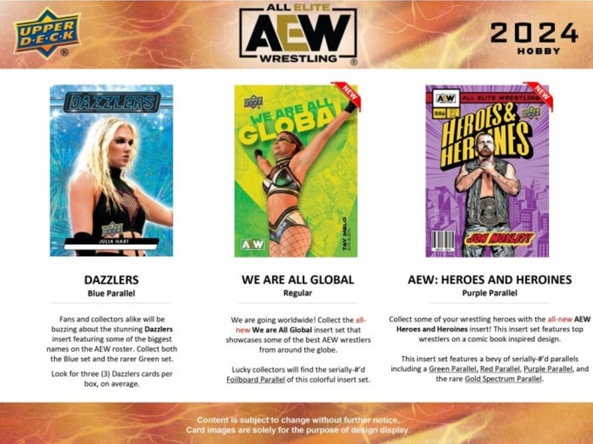 2024 Upper Deck AEW All Elite Wrestling Hobby Box