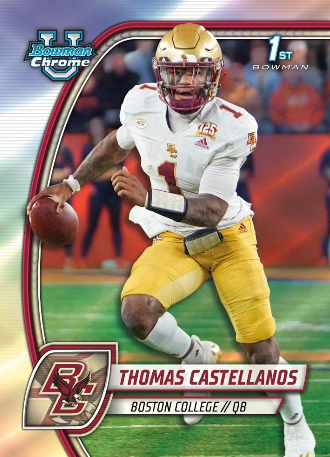 2024 Bowman University Chrome Football 7-Pack Blaster Box