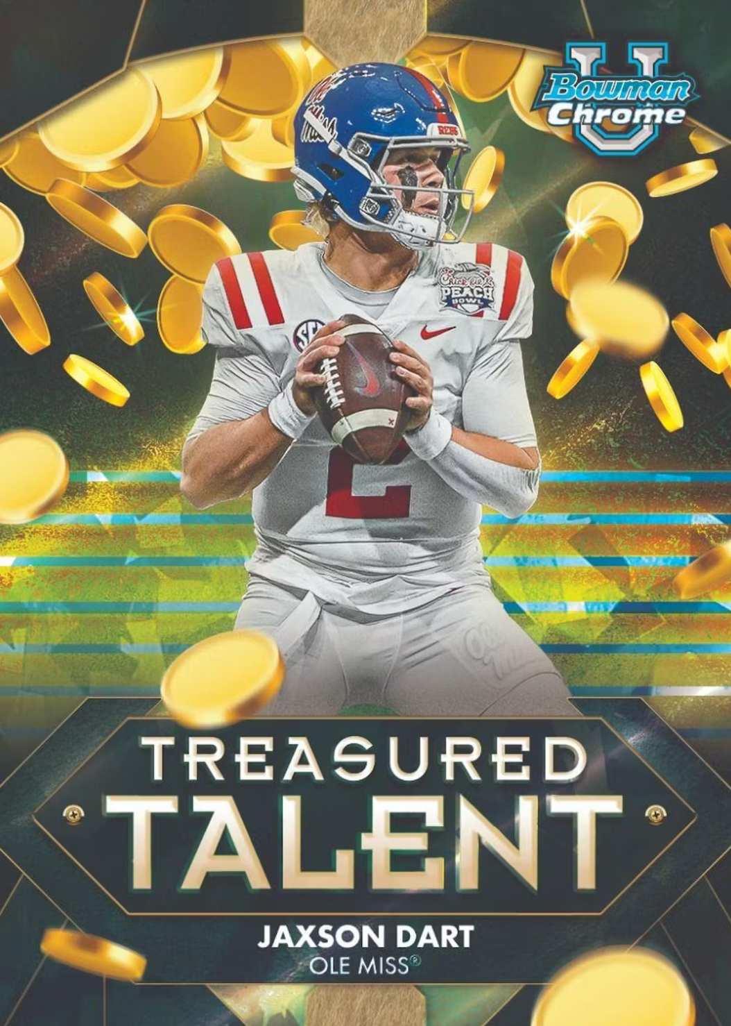 2024 Bowman University Chrome Football Hobby Box