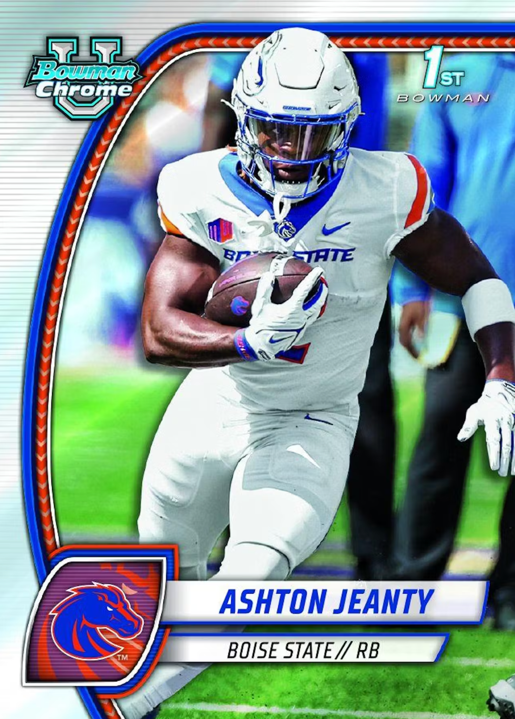 2024 Bowman University Chrome Football 7-Pack Blaster Box