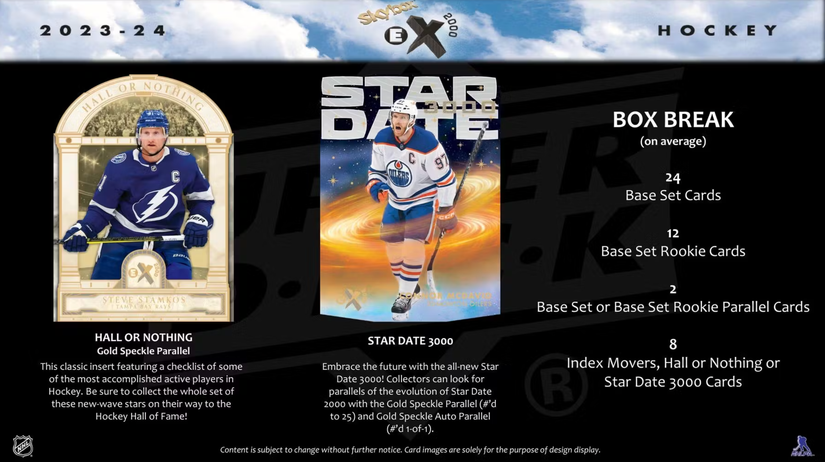 2023/24 Upper Deck Skybox E-X 2000 Hockey Hobby Box