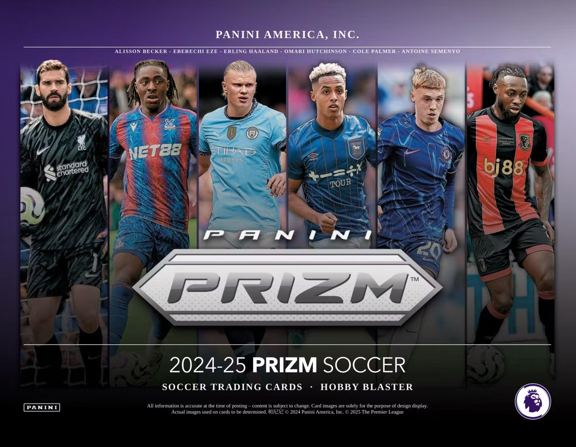2024-25 Panini Prizm English Premier League Soccer Hobby Blaster Box