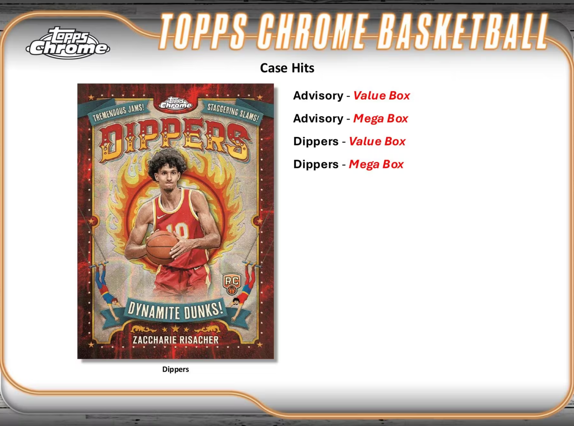 2024/25 Topps Chrome Basketball 8-Pack Blaster Box - 33