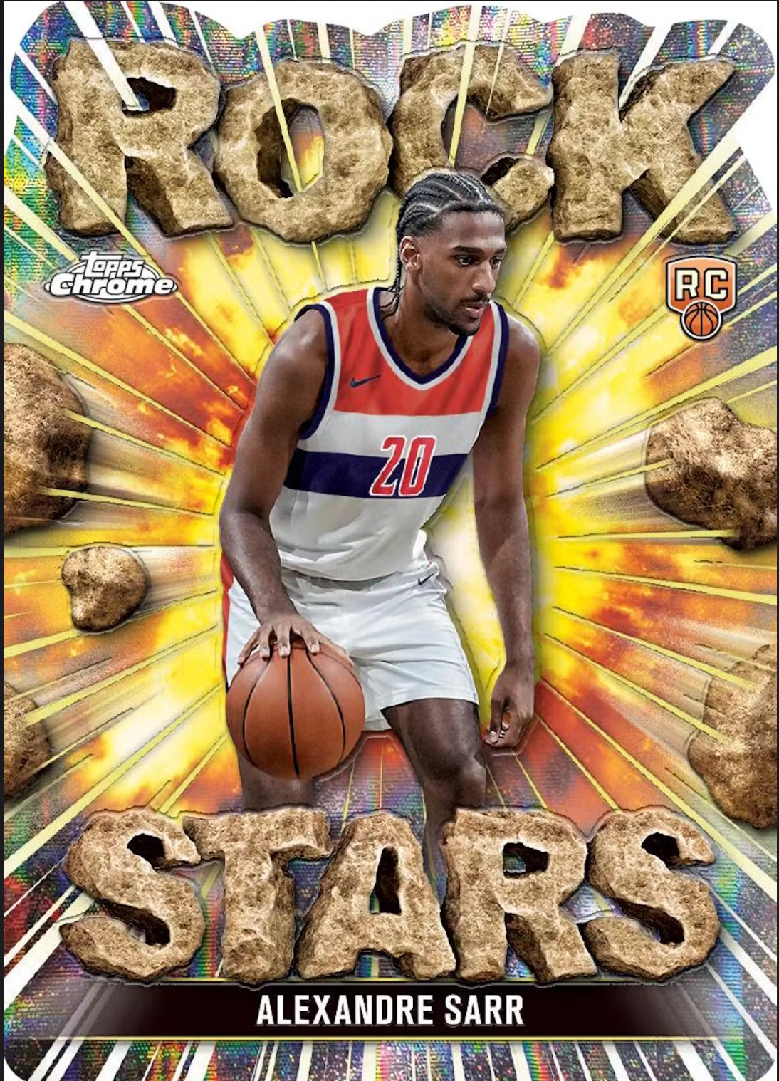 2024/25 Topps Chrome Basketball 8-Pack Blaster Box - 33