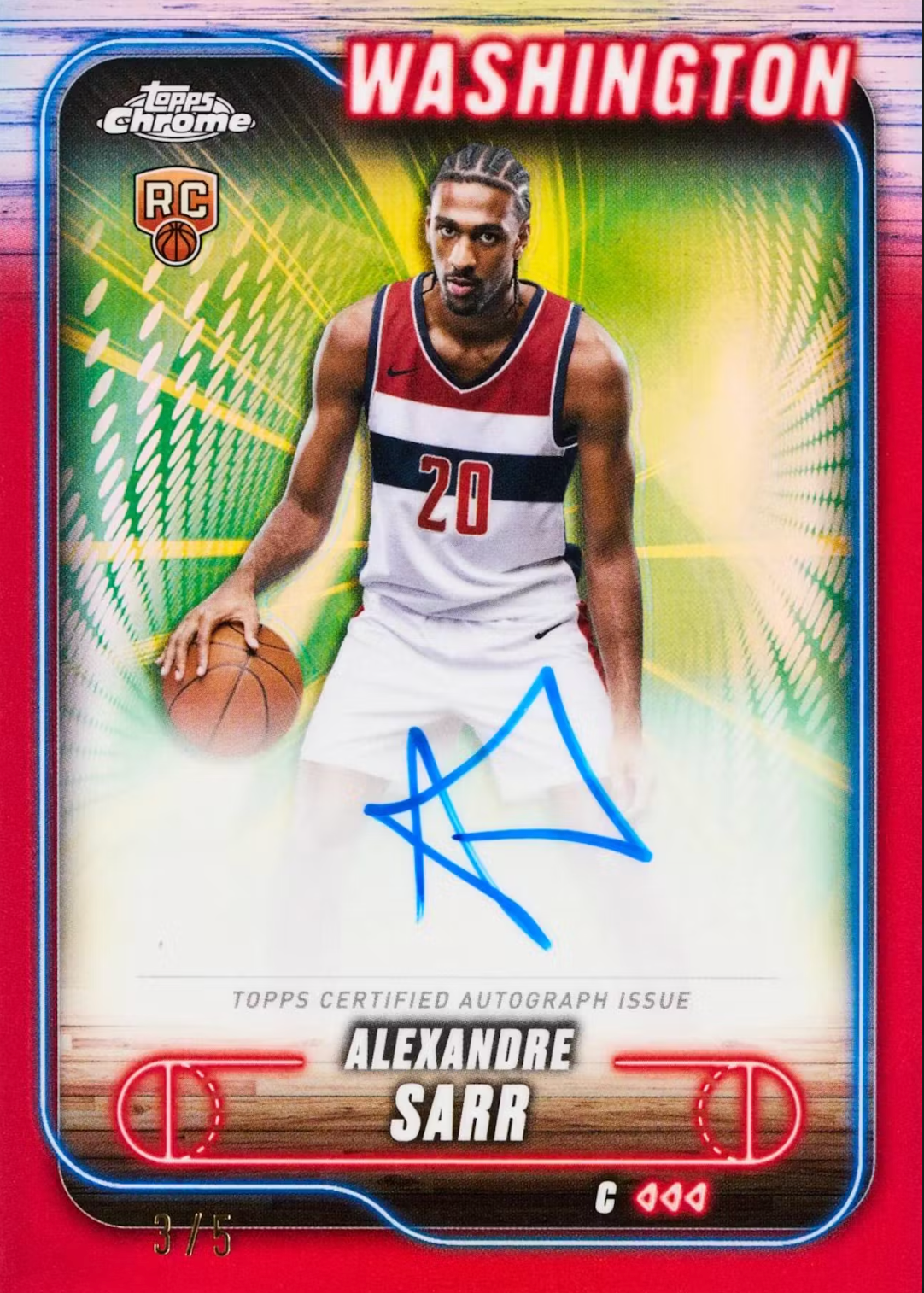2024/25 Topps Chrome Basketball 8-Pack Blaster Box - 33